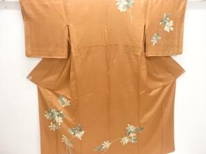 作家物　枝の実模様単衣訪問着